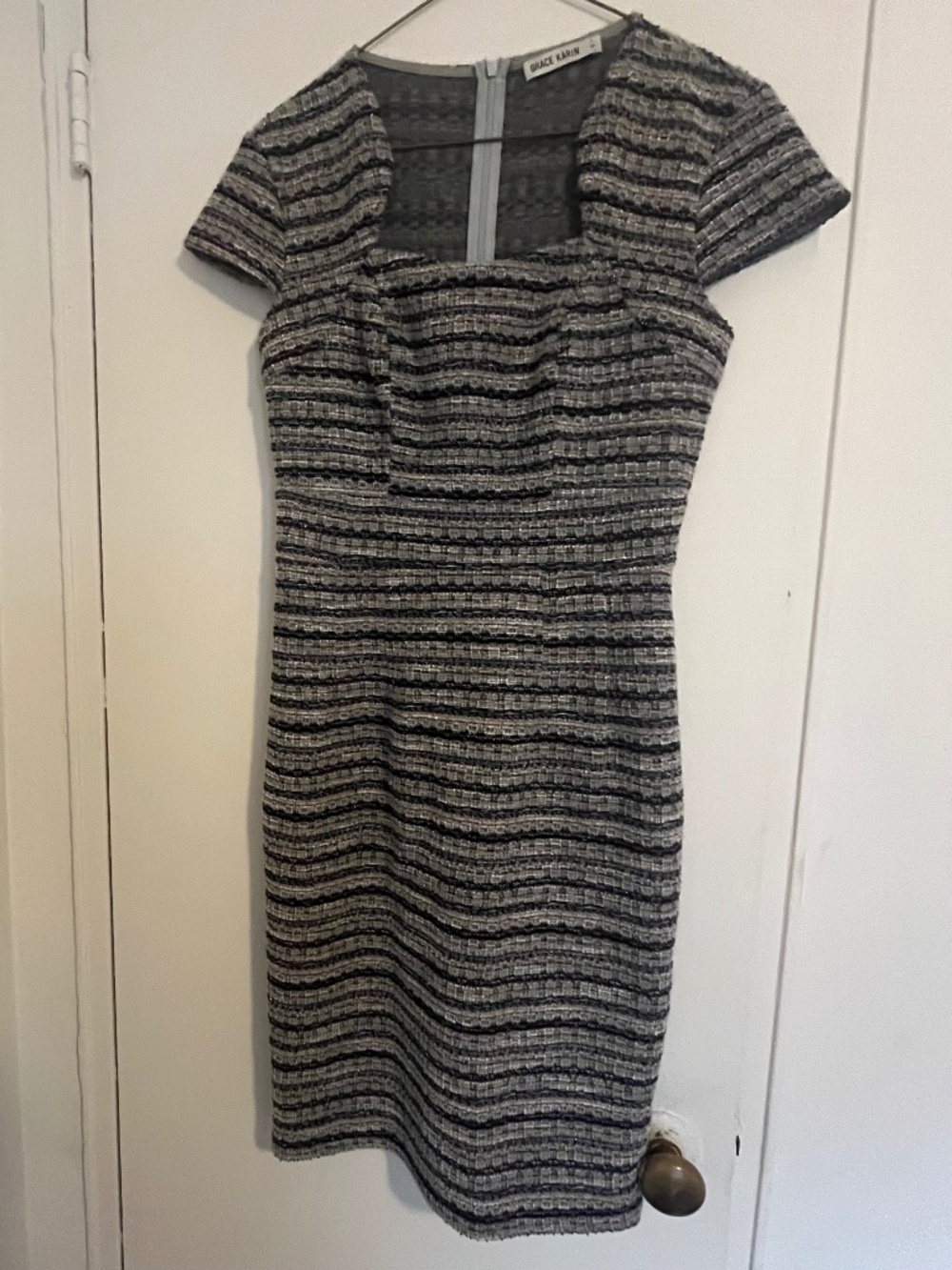 Multi color Sheath Length dress